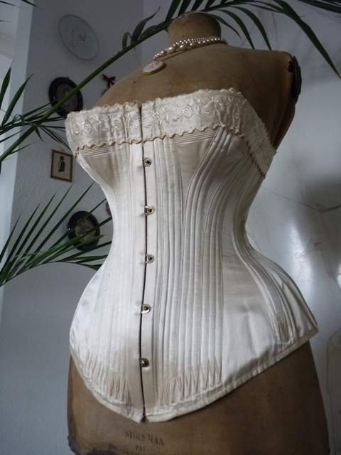 antique bridal corset HB