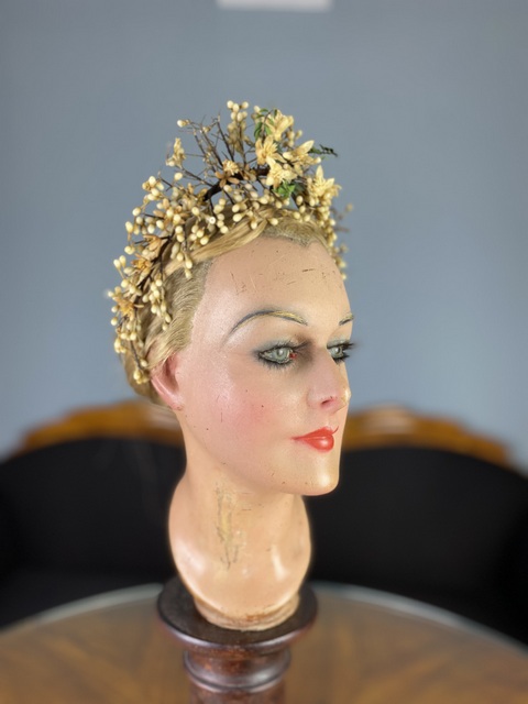 11 antique wax crown 1897