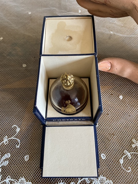 3 antique Lanvin Perfume Flacon