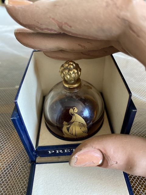 4 antique Lanvin Perfume Flacon
