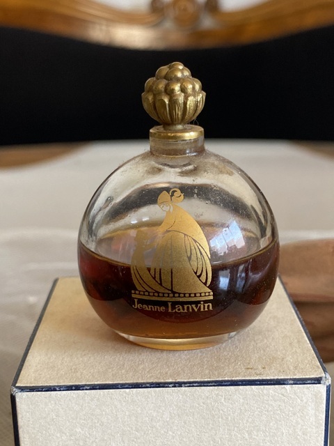 9 antique Lanvin Perfume Flacon