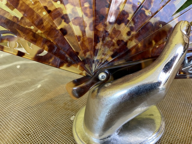 6 antique tortoise shell fan 1880