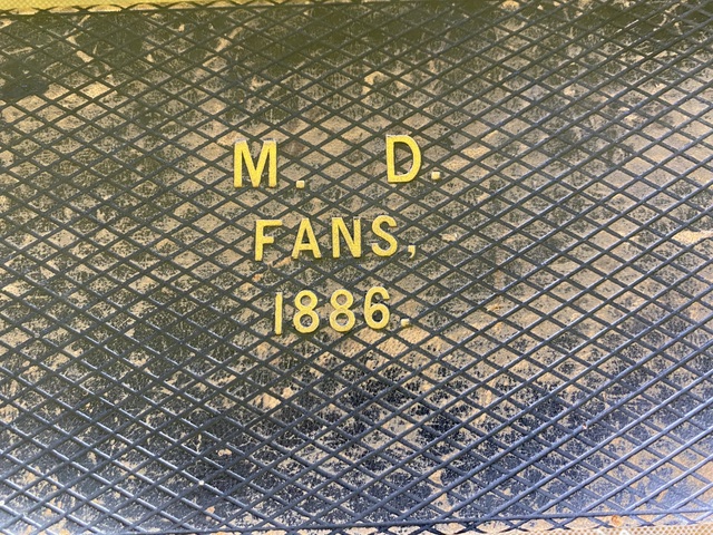 4 antique fan box 1886