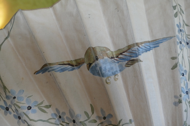 1 antique bird fan 1905
