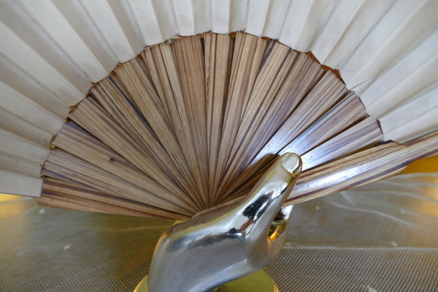 8 antique bird fan 1905