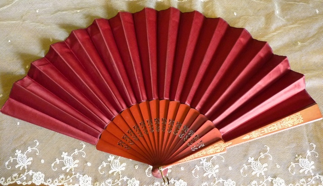 17 antique folding fan 1905