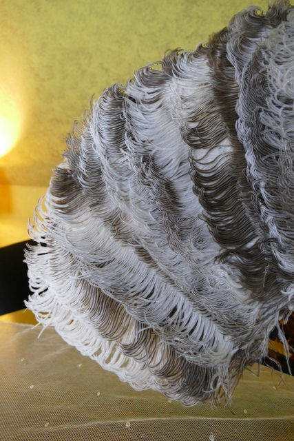 7 antique feather fan 1889