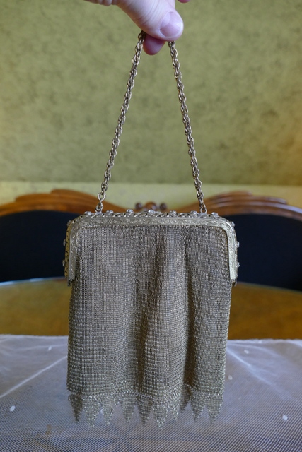 9 antique metal mesh purse 1915
