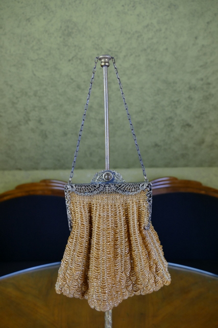 antique amber purse 1920s