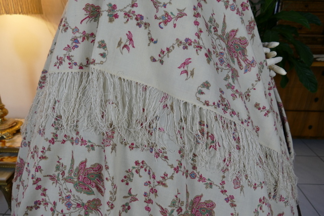 16 antique victorian shawl 1850