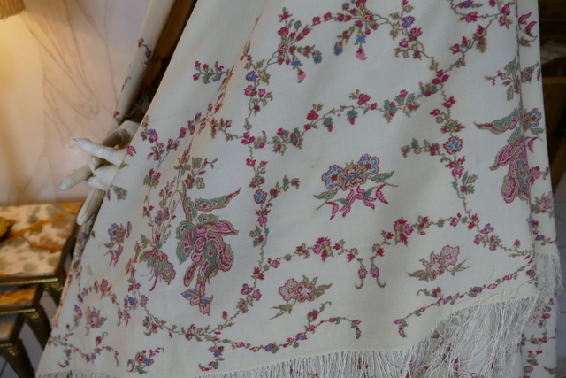 26 antique victorian shawl 1850