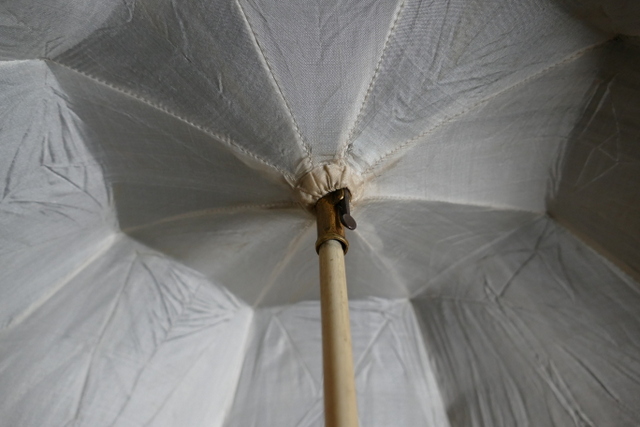 10 antique brussels bobin lace parasol 1870