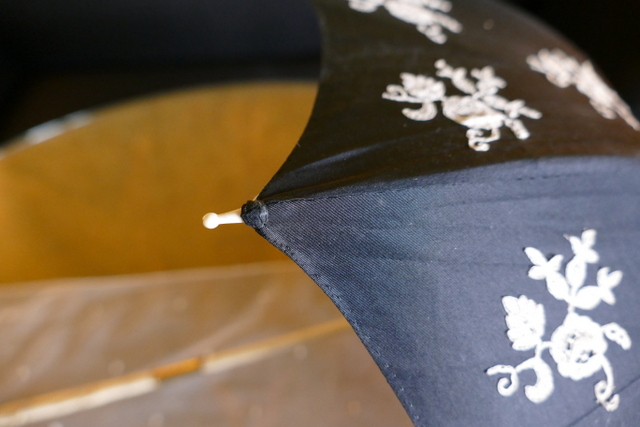 4 antique brussels bobin lace parasol 1870