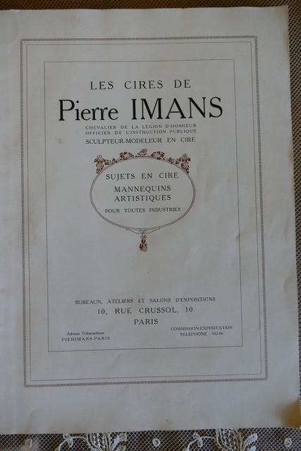 6 antique pierre Imans catalogue 1900