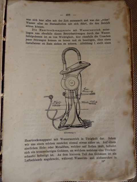 17 antikes Lehrbuch Perueckenmacher 1909