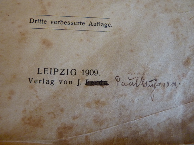 4 antikes Lehrbuch Perueckenmacher 1909