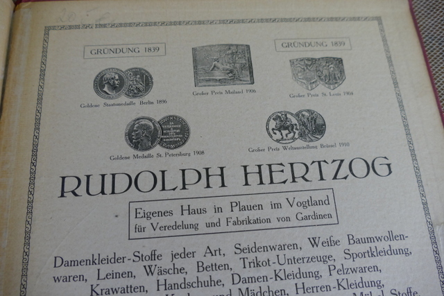 5 antikes rudolph Hertzog Jahresbuch 1914