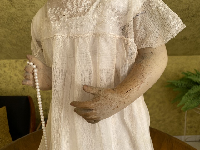 6 antique Imans wax buste 1920