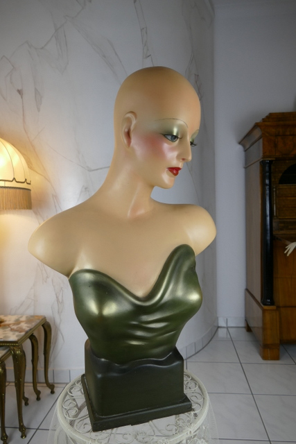 13 antique mannequin bust 1930