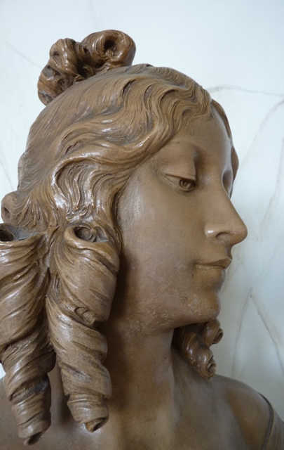 11 antique female bust