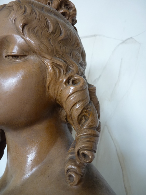 14 antique female bust