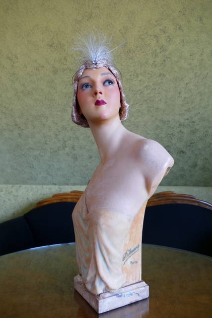 12 antique Pierre Imans wax mannequin 1920