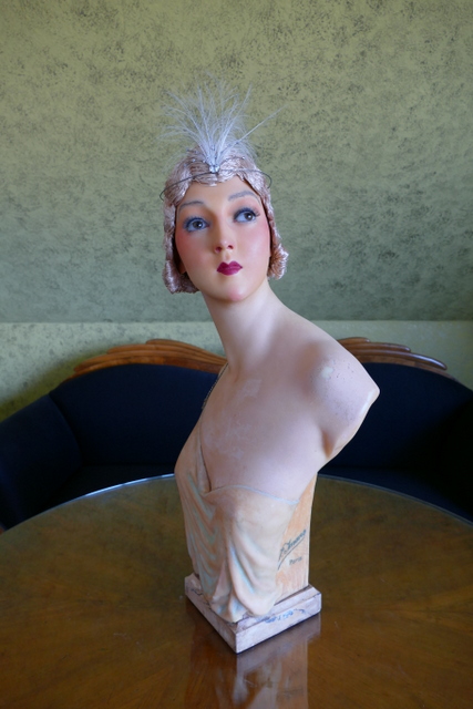 antique Pierre Imans wax mannequin 1920