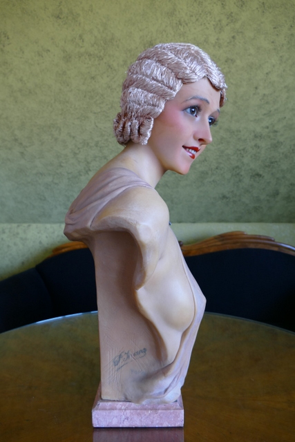 11 antique Pierre Imans wax mannequin 1920
