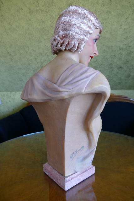 15 antique Pierre Imans wax mannequin 1920