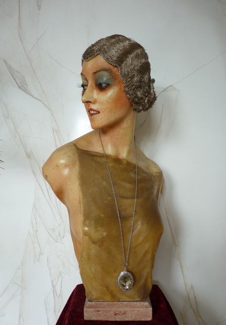 antique mannequin, antique wax mannequin, Wax mannequin, mannequin 1930, mannequin Paris, vintage mannequin, antieke wassen buste, P. Imans, Mannequin Imans, Wax mannequin Imans