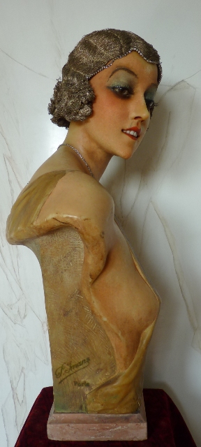 1f antique wax mannequin