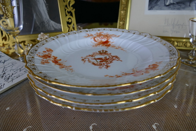 13 antique porcelain plate Neuozier Kaiser Wilhlem II