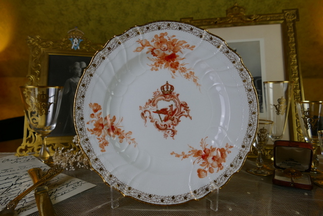 3 antique porcelain plate Neuozier Kaiser Wilhlem II