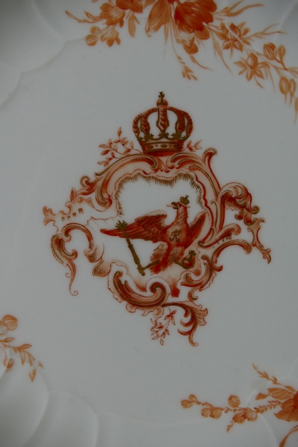 4 antique porcelain plate Neuozier Kaiser Wilhlem II