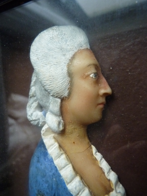 8 antique wax relief 1790