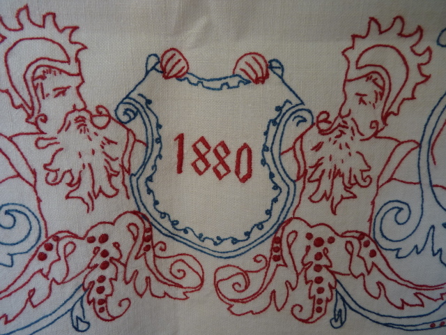 1 antikes Handtuch 1880