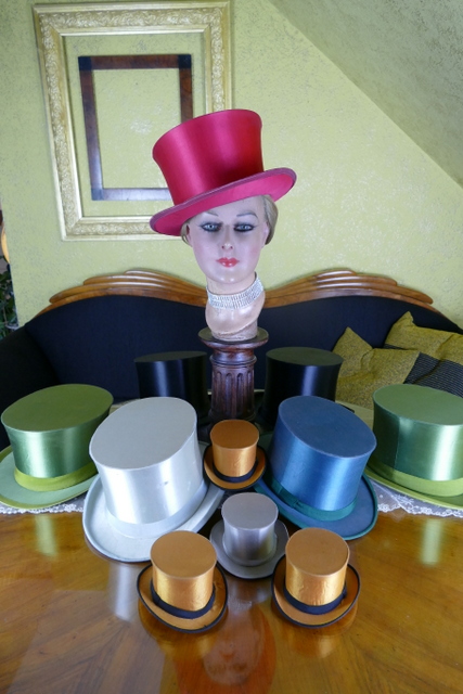 antique top hats 1920s