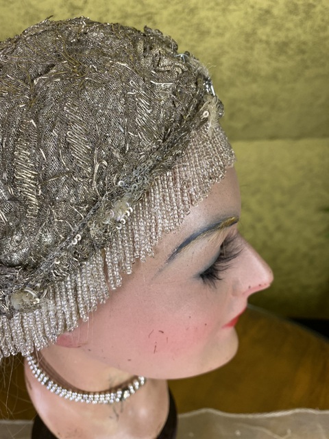 10 antique lame bonnet 1920