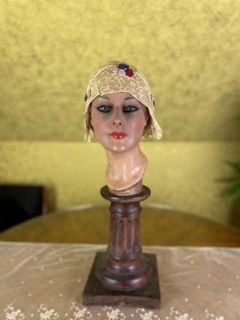 2 antique wedding bonnet 1920