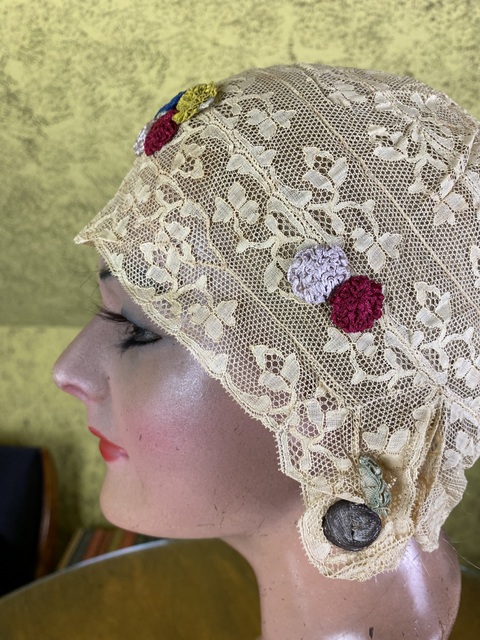 7 antique wedding bonnet 1920