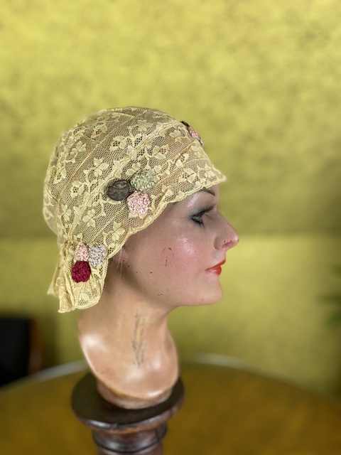 9 antique wedding bonnet 1920