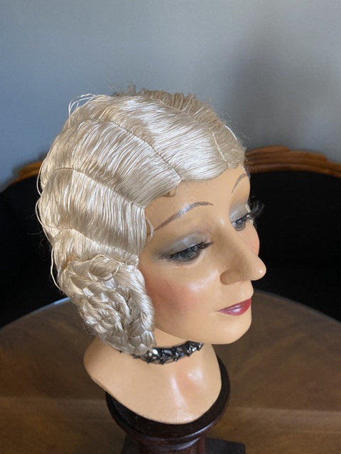 10 antique hair cloche 1920s