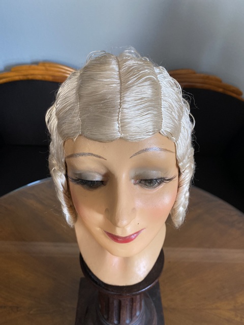 3 antique hair cloche 1920s