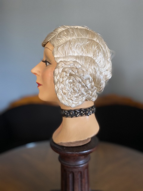 5 antique hair cloche 1920s