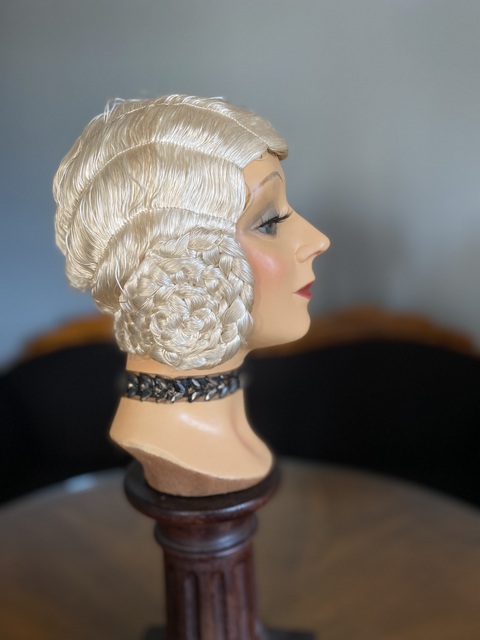 8 antique hair cloche 1920s