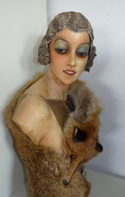 6 antique wax mannequin