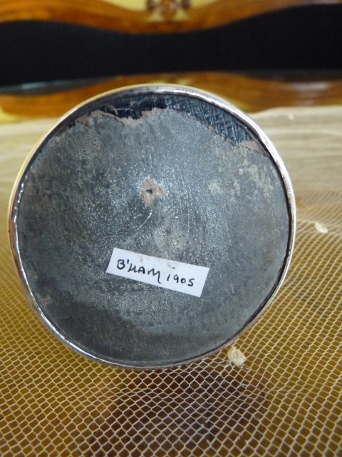 9 antique Hat pin holder 1905