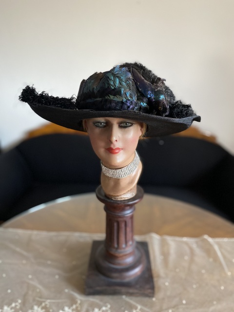 2 antique walking hat 1908