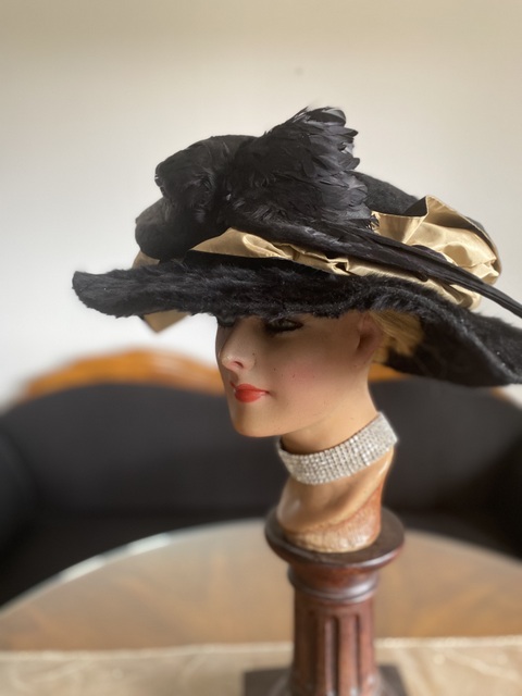 4 antique lampshade hat 1910