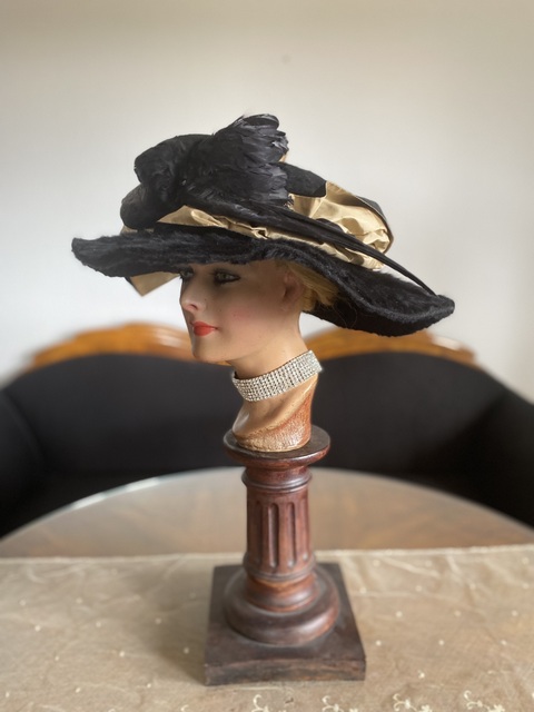 5 antique lampshade hat 1910